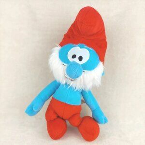 Kellytoy Papa Smurf 2013 Animal Red Movie Blue 13 Inch Plush Toy